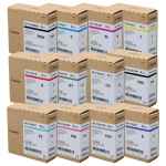 12 Pack Genuine Canon PFI-2100 PFI-3100 Ink Cartridge Set (1MBK,1C,1M,1Y,1R,1GY,1CO,1PBK,1PC,1PM, 1PGY, 1B)