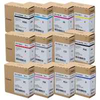 12 Pack Genuine Canon PFI-2100 PFI-3100 Ink Cartridge Set (1MBK,1C,1M,1Y,1R,1GY,1CO,1PBK,1PC,1PM, 1PGY, 1B)