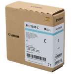 1 x Genuine Canon PFI-3300C Cyan Ink Cartridge