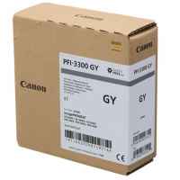 1 x Genuine Canon PFI-3300GY Grey Ink Cartridge