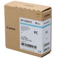 1 x Genuine Canon PFI-3300PC Photo Cyan Ink Cartridge