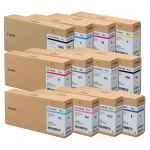 12 Pack Genuine Canon PFI-2700 PFI-3700 Ink Cartridge Set (1MBK,1C,1M,1Y,1R,1GY,1CO,1PBK,1PC,1PM, 1PGY, 1B)