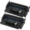 2 x Compatible Canon CART-057H Toner Cartridge High Yield