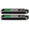 2 x Compatible Canon CART-329BK Black Toner Cartridge