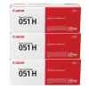 3 x Genuine Canon CART-051H Toner Cartridge High Yield