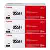 3 x Genuine Canon CART-055BKH Black Toner Cartridge High Yield