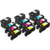 3 Lots of 4 Pack Compatible Dell 1250c 1350cnw 1355cn C1760nw C1765nf C1765nfw Toner Cartridge Set