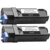 2 x Compatible Dell 2150cn 2150cdn 2155cn 2155cdn Black Toner Cartridge