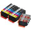 16 Pack Compatible Epson 312XL 314XL Ink Cartridge Set (6BK,2C,2M,2Y,2GY,2R) High Yield