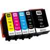 5 Pack Compatible Epson 302XL Ink Cartridge Set (1BK,1PBK,1C,1M,1Y) High Yield