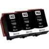 3 x Compatible Epson 302XL Black Ink Cartridge High Yield