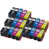 20 Pack Compatible Epson 202XL Ink Cartridge Set (5BK,5C,5M,5Y) High Yield