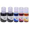 5 Pack Compatible Epson T502 Ink Bottle Set (2BK,1C,1M,1Y)