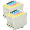 8 Pack Compatible Epson T0461 T0472 T0473 T0474 Ink Cartridge Set (2B,2C,2M,2Y)