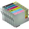 6 Pack Compatible Epson T0491 T0492 T0493 T0494 T0495 T0496 Ink Cartridge Set (1B,1C,1M,1Y,1LC,1LM)