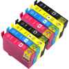 8 Pack Compatible Epson 39XL Ink Cartridge Set (2BK,2C,2M,2Y) High Yield