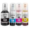 4 Pack Compatible Epson T542 Ink Bottle Set (1B,1C,1M,1Y)