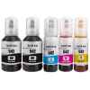 5 Pack Compatible Epson T542 Ink Bottle Set (2BK,1C,1M,1Y)