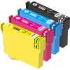 4 Pack Compatible Epson 49XL Ink Cartridge Set (1B,1C,1M,1Y) High Yield