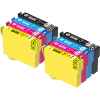 8 Pack Compatible Epson 604XL Ink Cartridge Set (2BK,2C,2M,2Y) High Yield