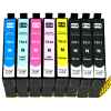 8 Pack Compatible Epson 81N Ink Cartridge Set (3BK,1C,1M,1Y,1LC,1LM) High Yield