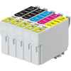 5 Pack Compatible Epson 200XL Ink Cartridge Set (2BK,1C,1M,1Y) High Yield