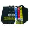 5 Pack Compatible Epson 252XL Ink Cartridge Set (2BK,1C,1M,1Y) High Yield