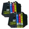 8 Pack Compatible Epson 254XL & 252XL Ink Cartridge Set (2BK,2C,2M,2Y) Extra High Yield