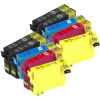 10 Pack Compatible Epson 29XL Ink Cartridge Set (4BK,2C,2M,2Y) High Yield