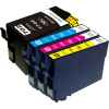 4 Pack Compatible Epson 702XL Ink Cartridge Set (1B,1C,1M,1Y) High Yield