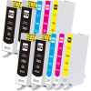 10 Pack Compatible Epson 802XL Ink Cartridge Set (4BK,2C,2M,2Y) High Yield