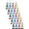 20 Pack Compatible Epson T664 Ink Bottle Set (5BK,5C,5M,5Y)