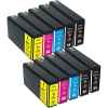 10 Pack Compatible Epson 676XL Ink Cartridge Set (4BK,2C,2M,2Y) High Yield