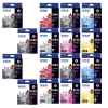 16 Pack Genuine Epson 312XL 314XL Ink Cartridge Set (6BK,2C,2M,2Y,2GY,2R) High Yield