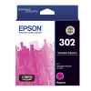 1 x Genuine Epson 302 Magenta Ink Cartridge Standard Yield