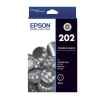 1 x Genuine Epson 202 Black Ink Cartridge Standard Yield