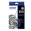 1 x Genuine Epson 212 Black Ink Cartridge Standard Yield