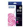 1 x Genuine Epson 212 Magenta Ink Cartridge Standard Yield