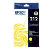 1 x Genuine Epson 212 Yellow Ink Cartridge Standard Yield