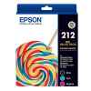 1 x Genuine Epson 212 4 Colour BCMY Ink Cartridge Value Pack Standard Yield