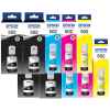 10 Pack Genuine Epson T502 Ink Bottle Set (4BK,2C,2M,2Y)