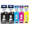 5 Pack Genuine Epson T502 Ink Bottle Set (2BK,1C,1M,1Y)