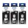 3 x Genuine Epson T502 Black Ink Bottle