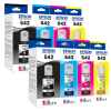 8 Pack Genuine Epson T542 Ink Bottle Set (2BK,2C,2M,2Y)