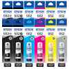 12 Pack Genuine Epson T552 Ink Bottle Set (2BK,2PBK,2C,2M,2Y,2GY) 