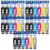 30 Pack Genuine Epson T552 Ink Bottle Set (5BK,5PBK,5C,5M,5Y,5GY) 