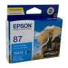 1 x Genuine Epson T0872 Cyan Ink Cartridge