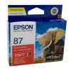 1 x Genuine Epson T0877 Red Ink Cartridge