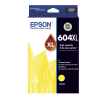 1 x Genuine Epson 604XL Yellow Ink Cartridge High Yield