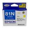 1 x Genuine Epson T0814 T1114 81N Yellow Ink Cartridge High Yield